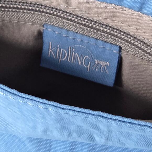 Kipling Sabian Crossbody Mini Bag Blue Water Resistant Lightweight Travel - Picture 11 of 12